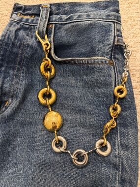Brand new LOEWE chain for jeans.  Necklace or purse!